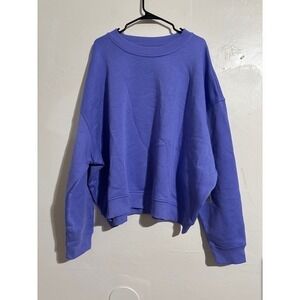 women's Sweatshirt Pullover Crewneck Purple Size 6X nwt Amazon Essentials